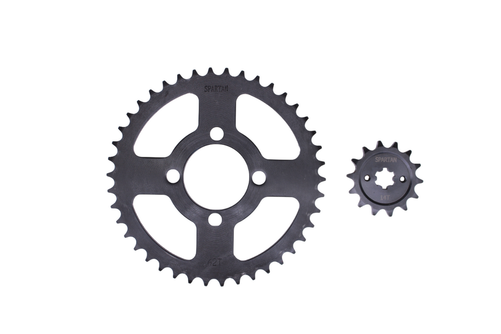 Kit de arrastre boxer ks 100 SPARTAN | 42T/14T 428H-120L reforzado