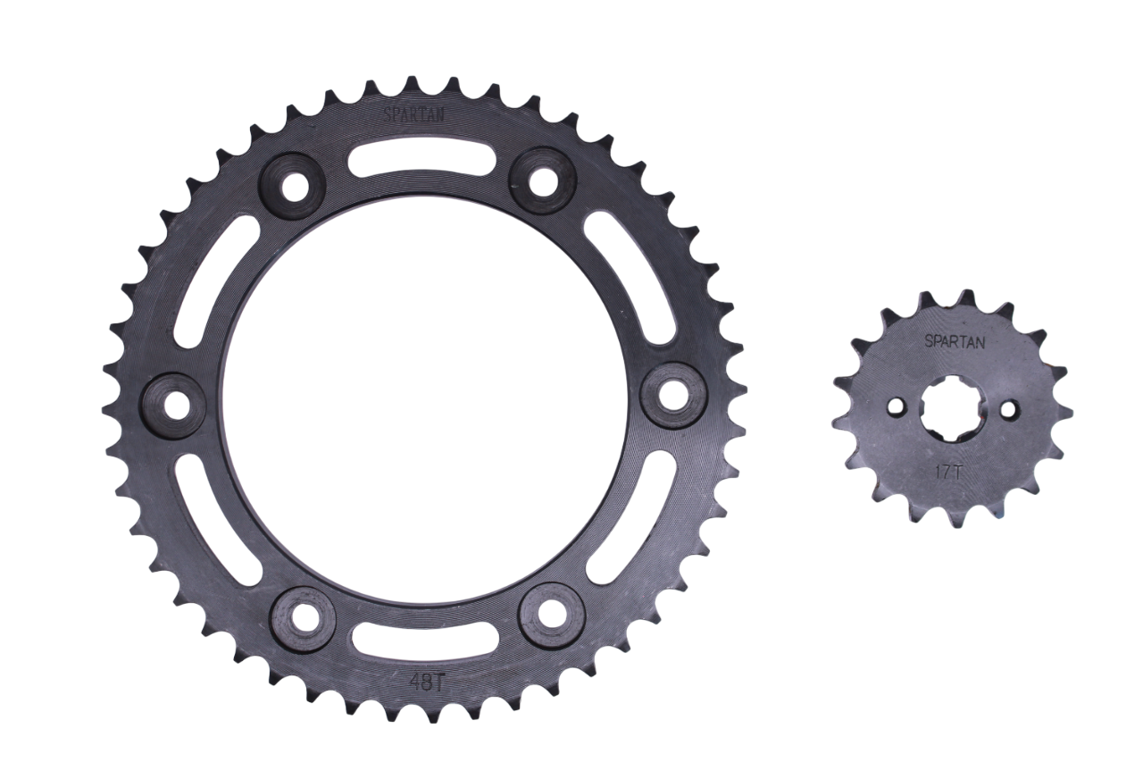 Kit de arrastre xr 125 honda velocidad extra SPARTAN | 48T/17T 428H-132L reforzado