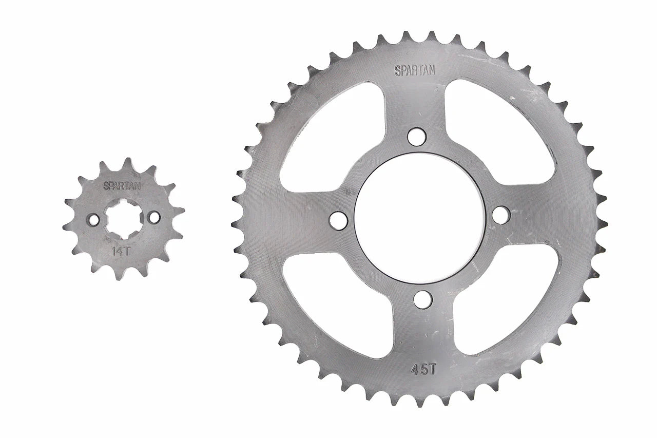 Kit de arrastre libero 125 SPARTAN | 45T/14T 428H-120L reforzado