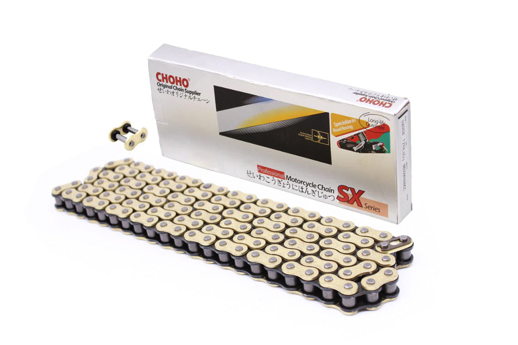 Cadena CHOHO Xring 520SX2-120L DORADA (500-900cc)