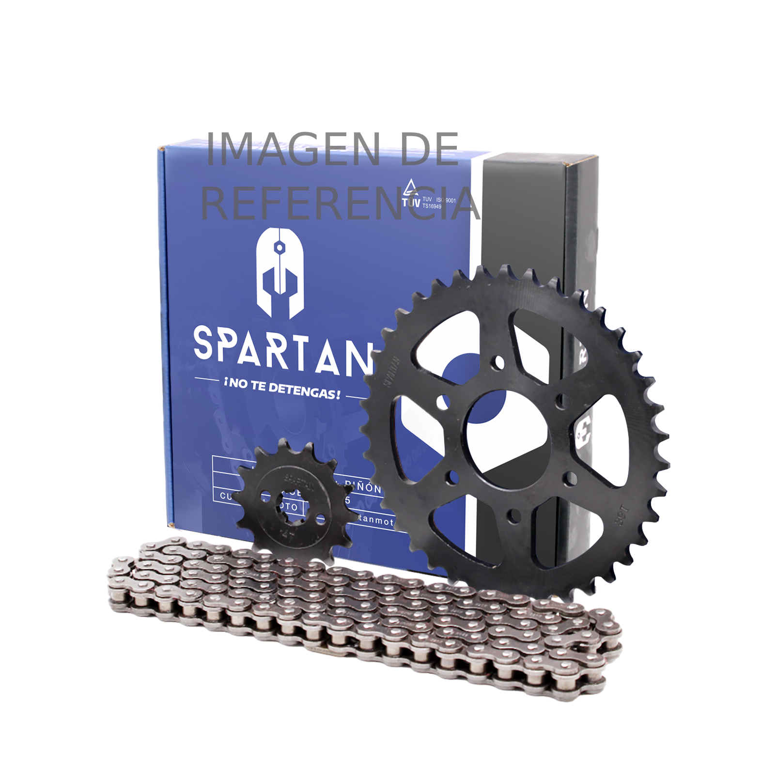 Kit de arrastre boxer 150x velocidad SPARTAN | 43T/15T 428H-132L reforzado