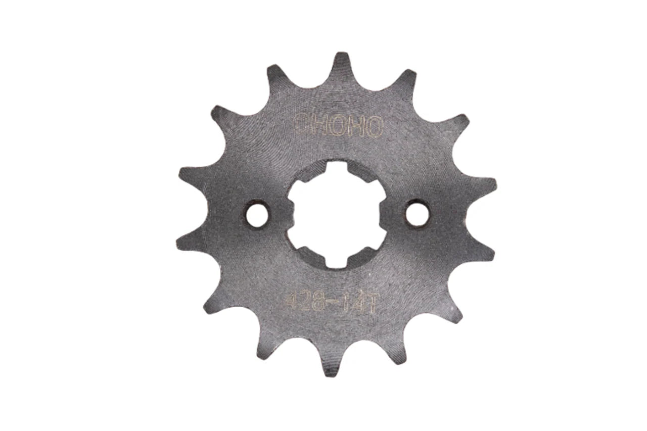 Piñon CHOHO 428-14T BAJAJ PULSAR 2/SUZUKI GIXXER150/GSXR150/TSZ125/DR150/XTZ125/YBR125/LIBERO
