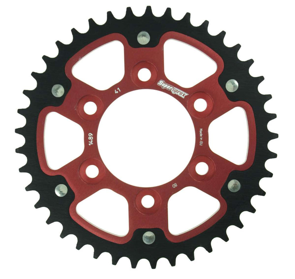 KIT SPROCKET SPX SPX HONDA CBR500 RAH (2017) 41T/15T STEALTH ROJO