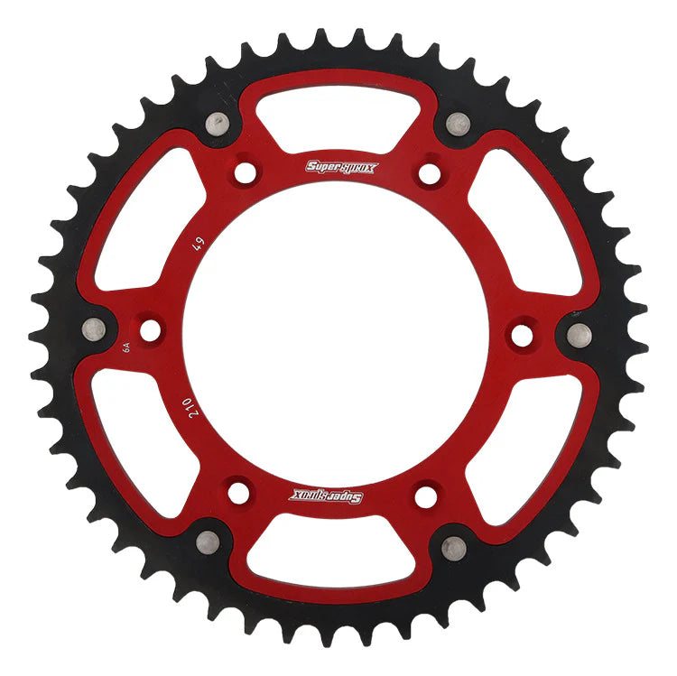Kit Sprockets SPX HONDA CB1000R/ VFR750 INTERCEPTOR 44T/16T STEALTH ROJO