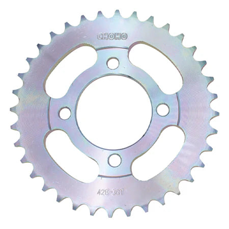 Sprocket CHOHO 428-38T  AKT 110X/125FLEX/KYMCO UNIK/SUZUKI AX100/VICTORY ADVANCE/SHOCK/C100/WAVE2011