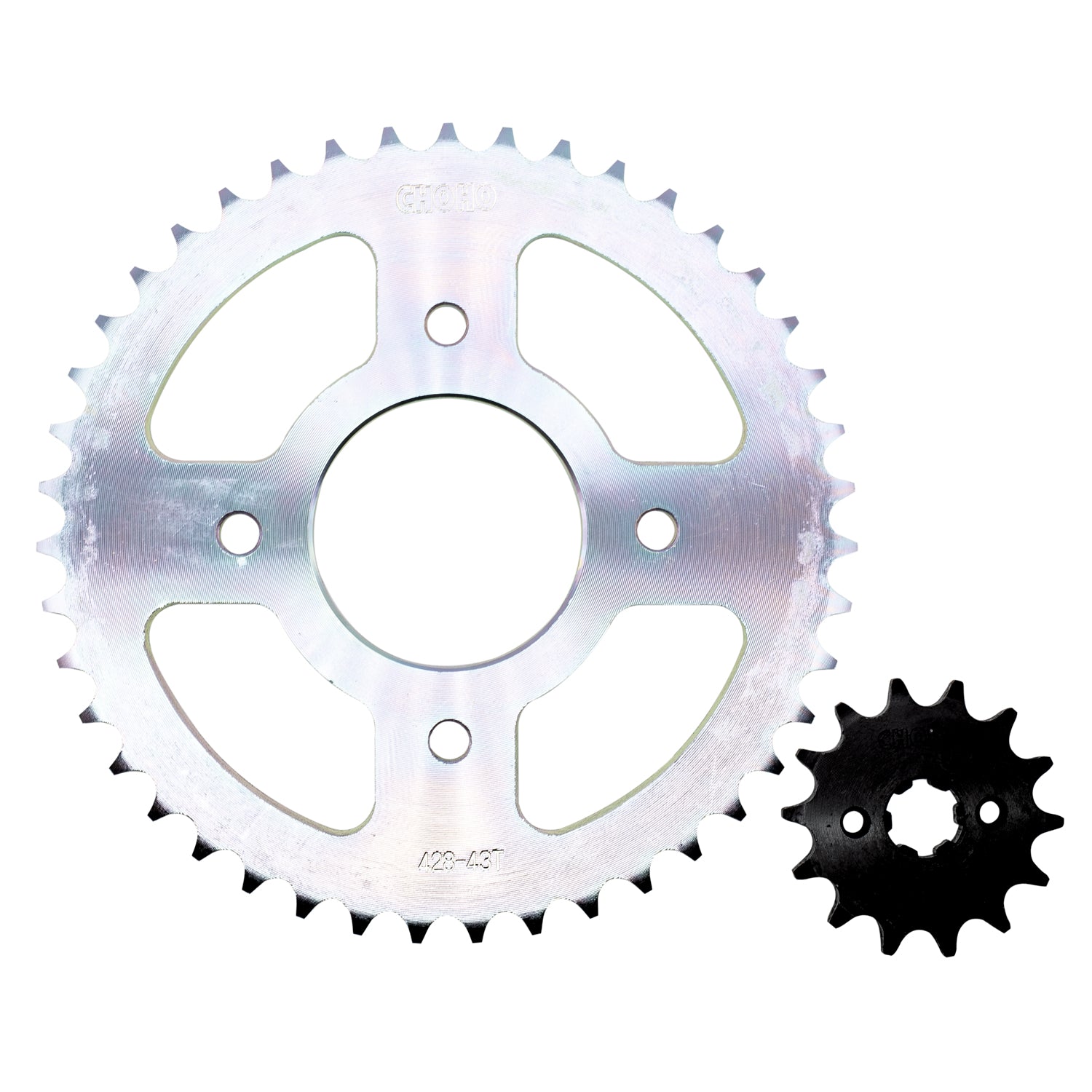 Kit de arrastre hero glamour 125 CHOHO | 43T/14T 428H-110L reforzado
