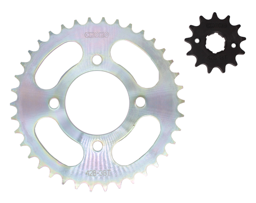 Kit de arrastre akt evo 125 CHOHO | 38T/13T 428H-124L reforzado