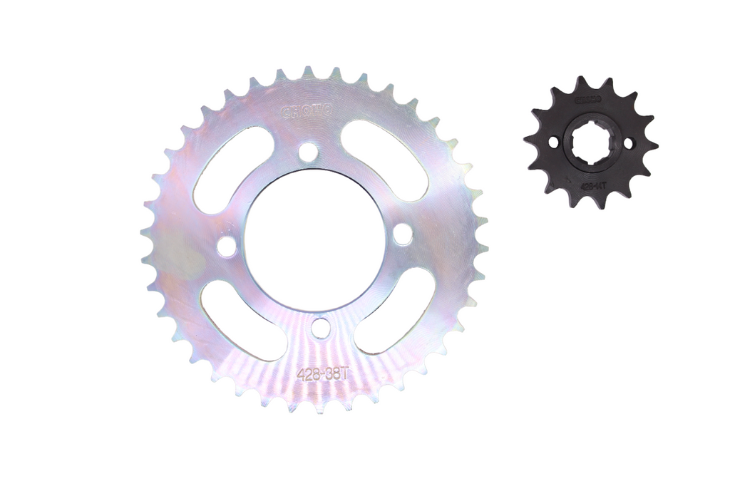Kit de arrastre akt cr5 180 CHOHO | 38T/13T 520HS-110L buje-Solido