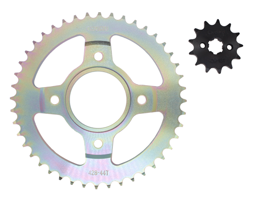 Kit de arrastre splendor nxg CHOHO | 44T/13T 428HS-108L buje-Solido