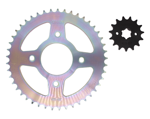 Kit de arrastre gsx 150 CHOHO | 45T/15T 428HS-122L buje-Solido