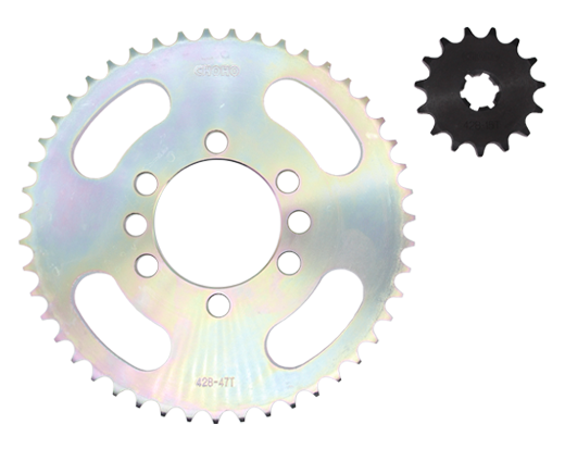 Kit de arrastre dt 125 CHOHO | 47T/15T 428HS-120L buje-Solido