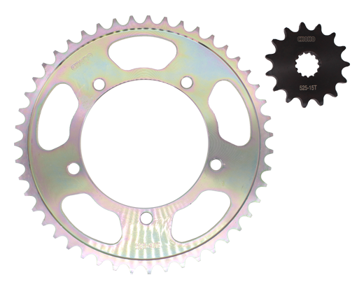 Kit de arrastre v strom 650 CHOHO | 47T/15T 525SX-118L Xring DORADA