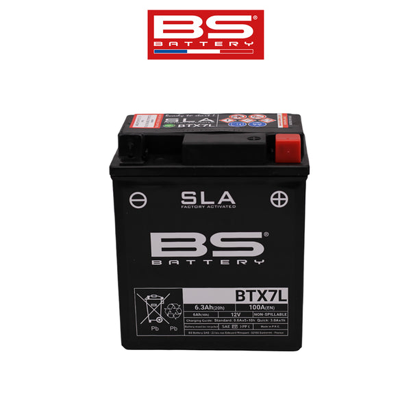 BS Battery 300670 BTX5L BTZ6S AGM SLA Motorrad Batt Produktbild-Vorschau 9