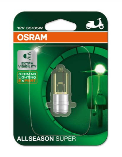 BOMBILLO FAROLA OSRAM ALL-SEASON T19 (TIPO-M5) P15D-25-1 35/35W (X1) BLIST