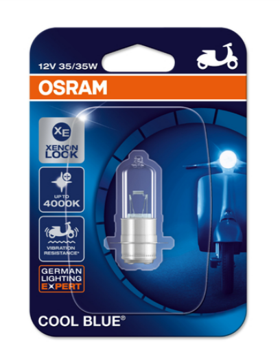 BOMBILLO FAROLA OSRAM COOL-BLUE T19 (TIPO-M5) P15D-25-1 35/35W (X1) BLIST