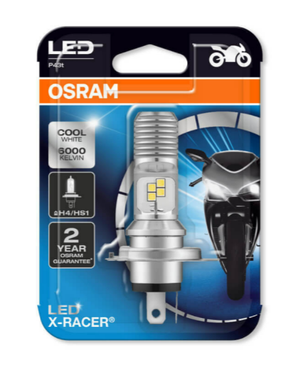 BOMBILLO FAROLA OSRAM LED X-RACER HS1/H4 P43T 5/6W (X1) BLIST