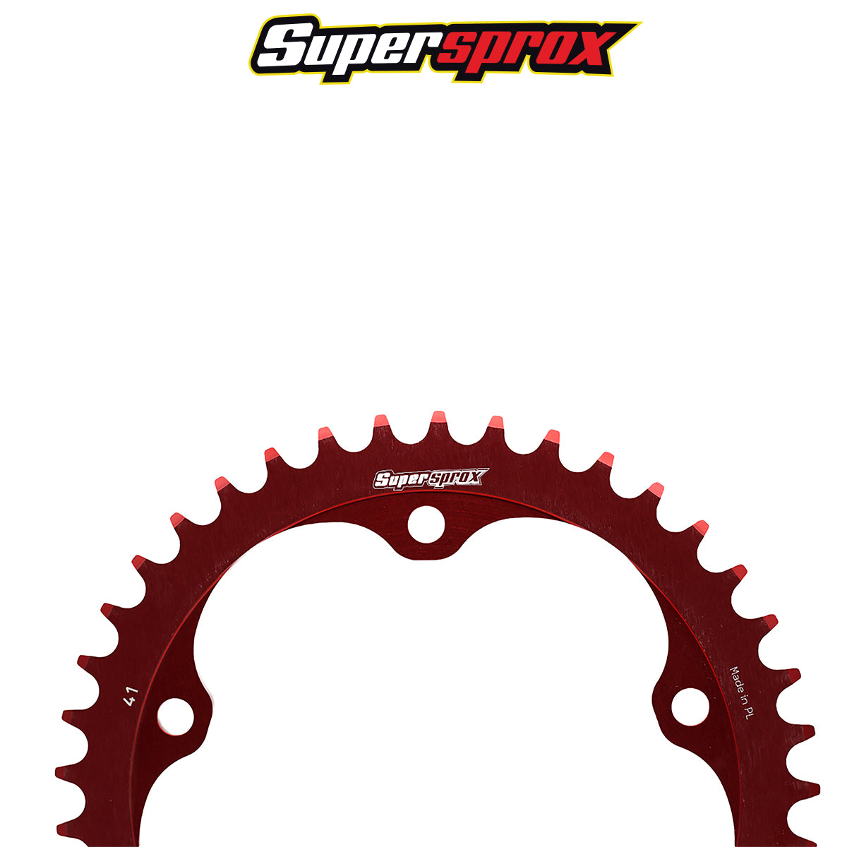 SPROCKET SPX MV AUGUSTA 800 BRUTALE/ DRAGSTER/ RIVALE 41T ALMN RED
