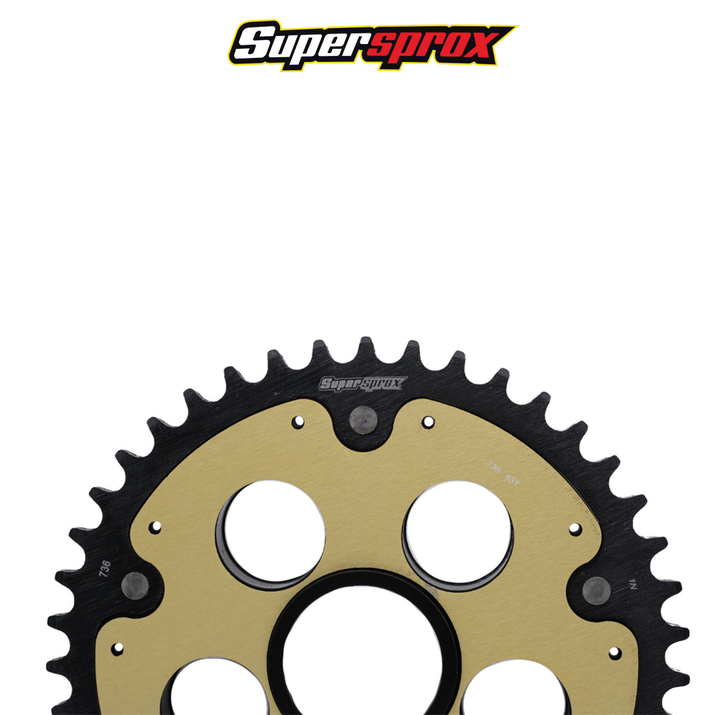 SPROCKET SPX DUCATI HYPERMOTARD 43T EDGE DORADO