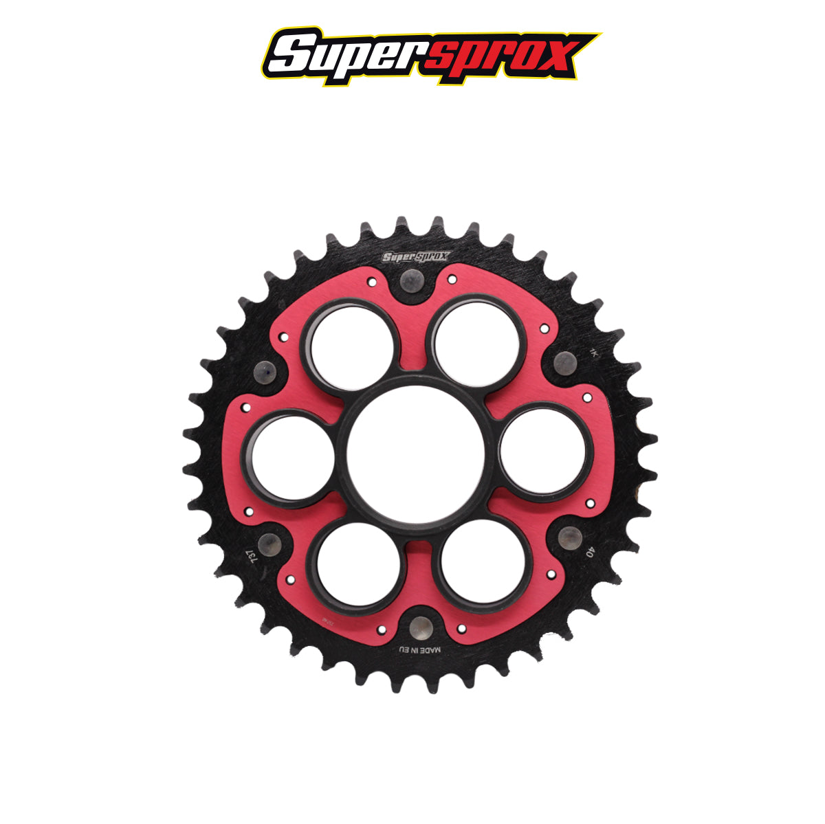SPROCKET SPX DUCATI MULTISTRADA 1200/ STREETFIGHTER V4 (PASO 520) 40T EDGE ROJO