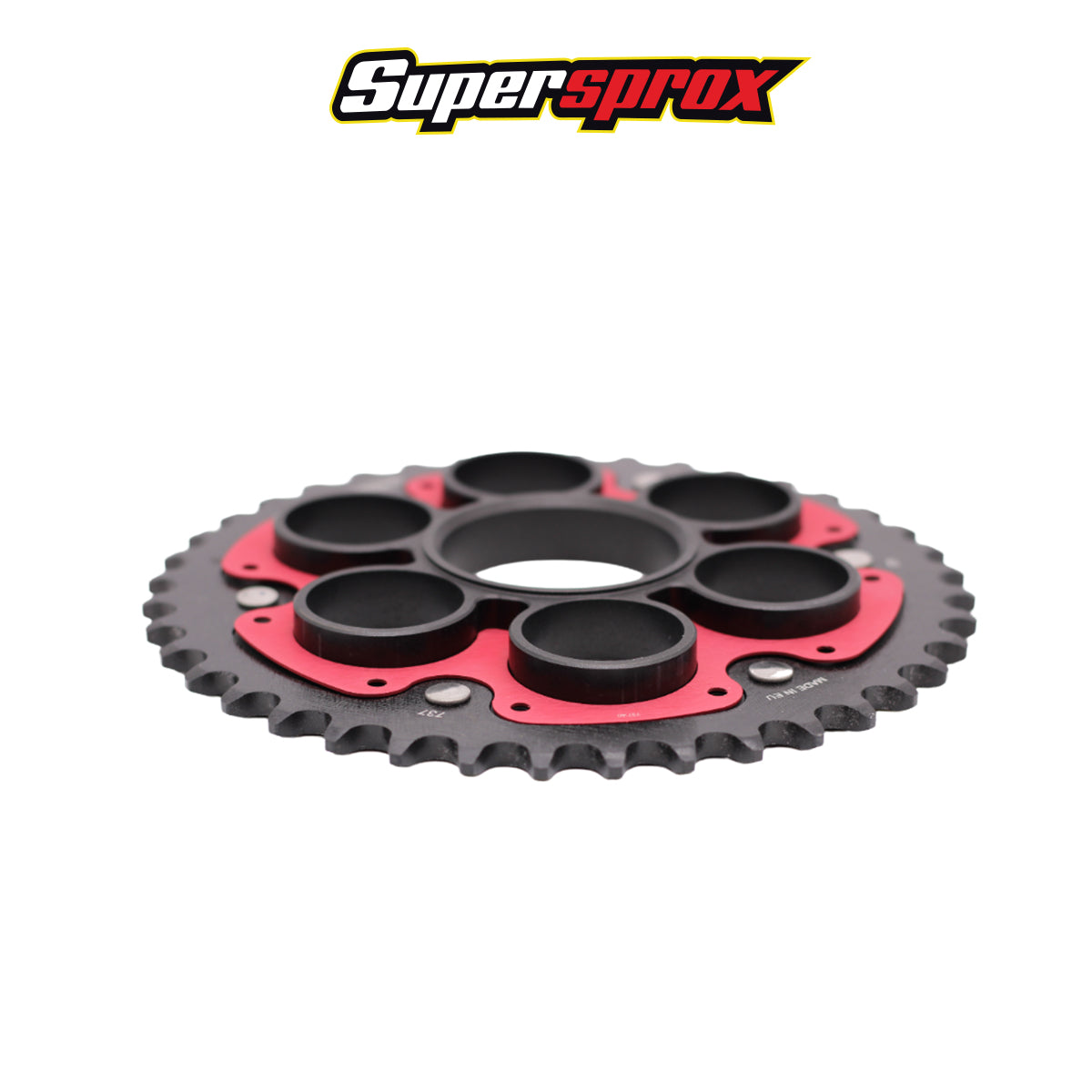 SPROCKET SPX DUCATI MULTISTRADA 1200/ STREETFIGHTER V4 (PASO 520) 40T EDGE ROJO