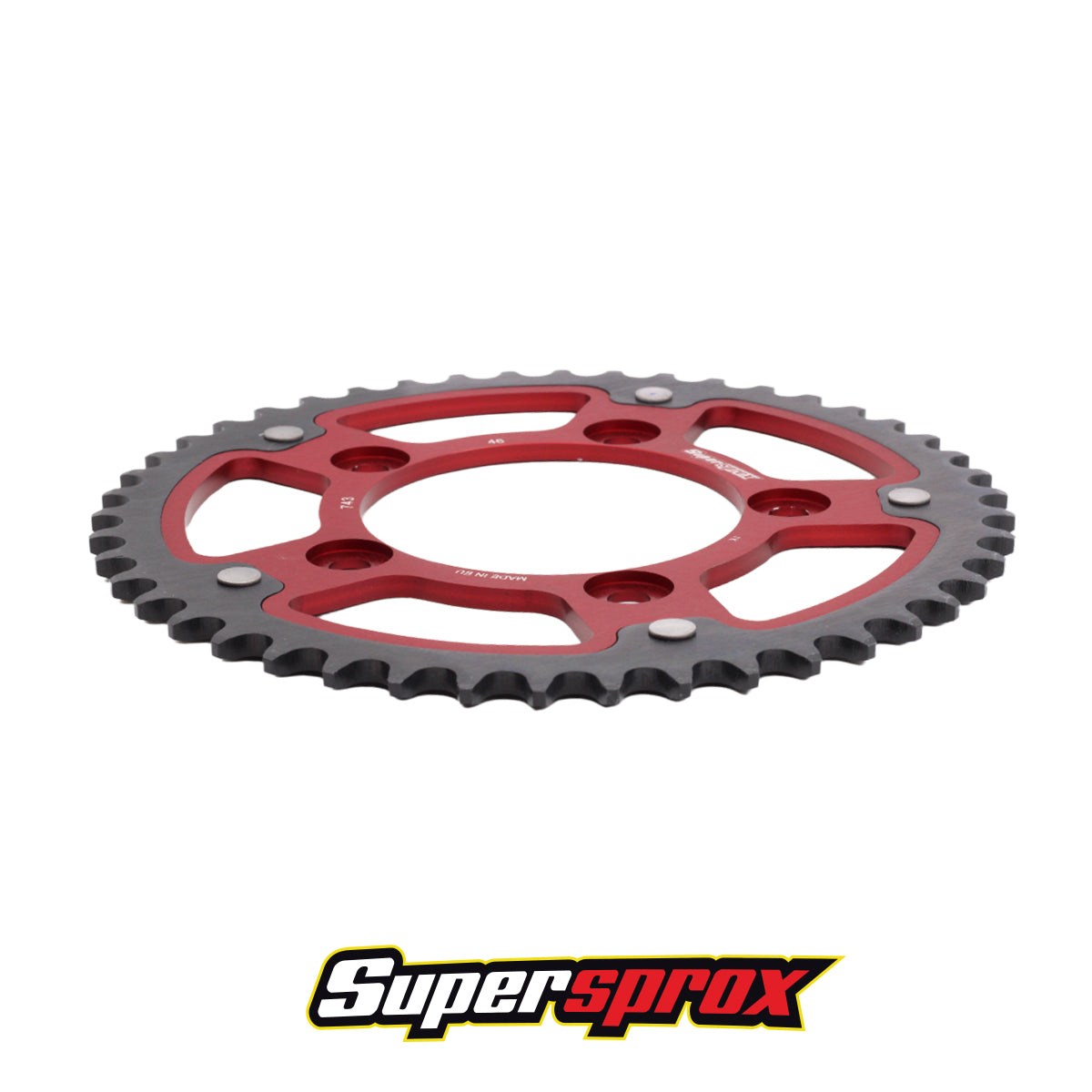 SPROCKET SPX DUCATI SCRAMBLER 821 (16-20)/MONSTER (18-21) 46T STEALTH RED