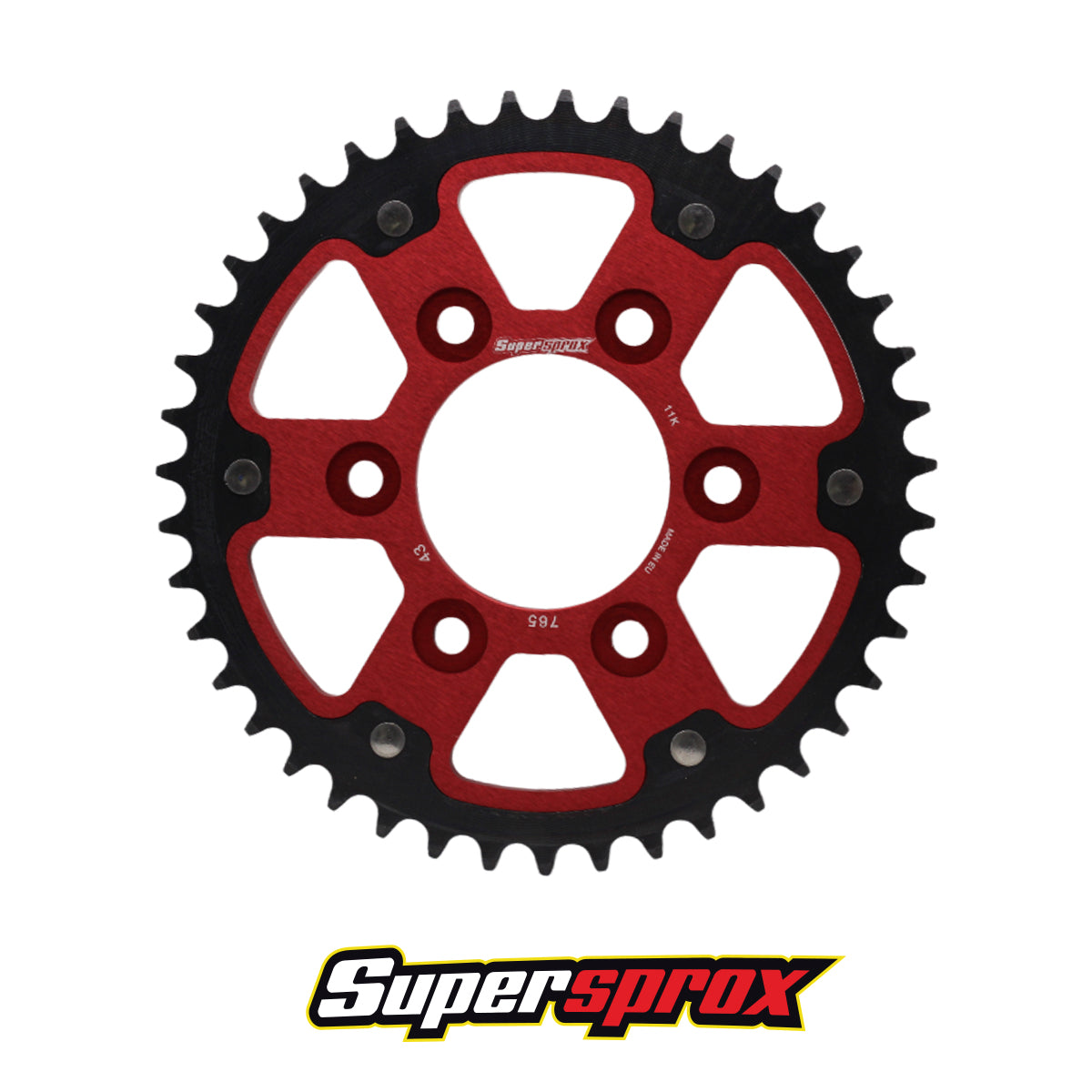 SPROCKET SPX DUCATI MULTISTRADA 950 43T STEALTH ROJO