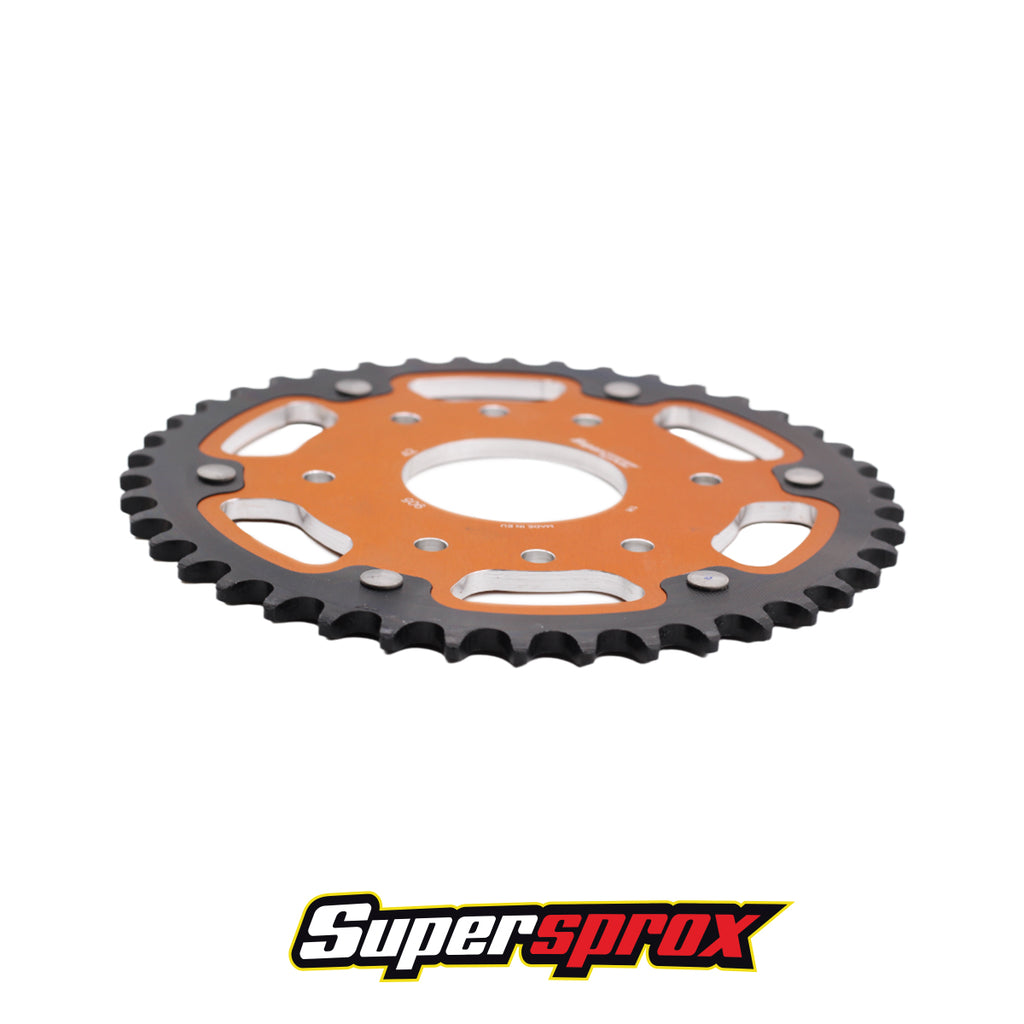 SPROCKET SPX KTM DUKE 200/ 390/ RC200 42T STEALTH NARANJA