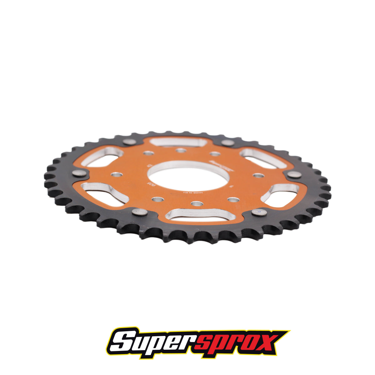 SPROCKET SPX KTM DUKE 200/ 390/ RC200 42T STEALTH NARANJA