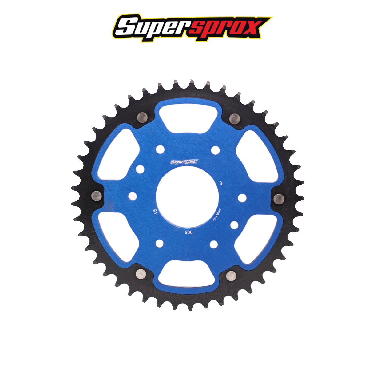 SPROCKET SPX KTM 390/ BAJAJ DOMINAR 400 45T STEALTH AZUL