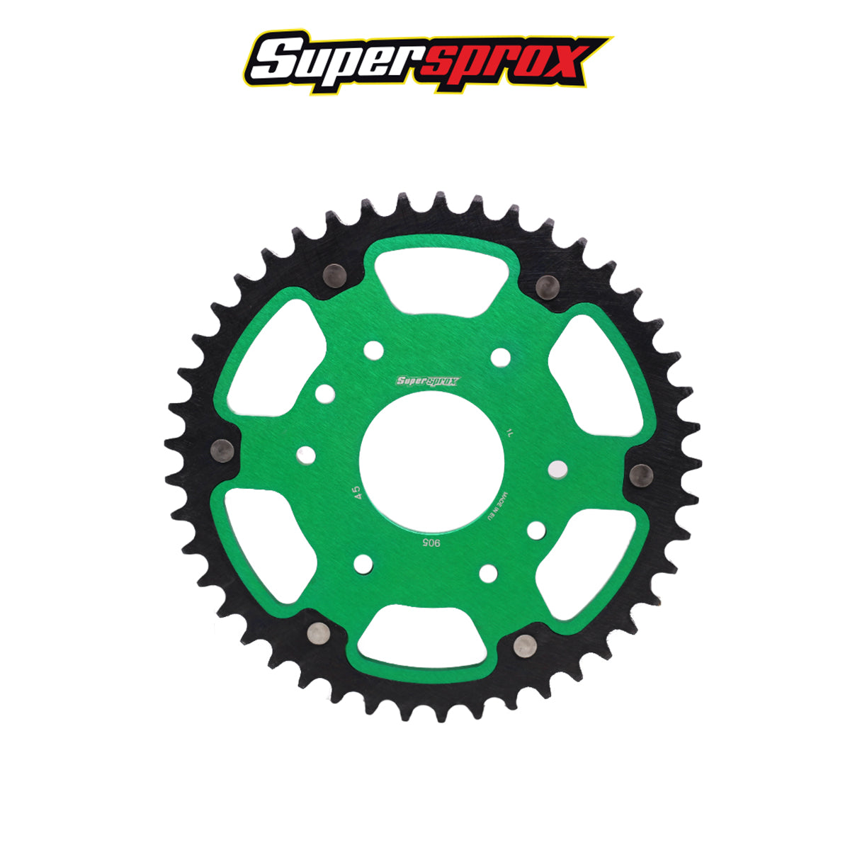 SPROCKET SPX KTM 390/ BAJAJ DOMINAR 400 45T STEALTH VERDE
