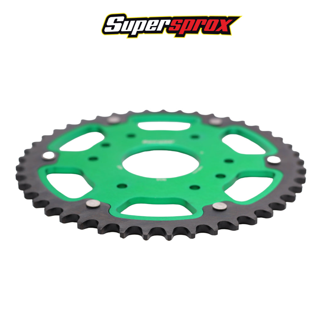SPROCKET SPX KTM 390/ BAJAJ DOMINAR 400 45T STEALTH VERDE