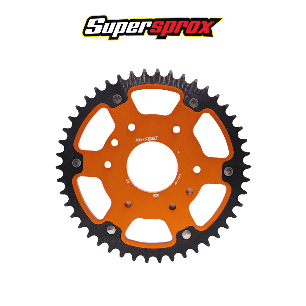 SPROCKET SPX KTM 250 46T STEALTH NARANJA