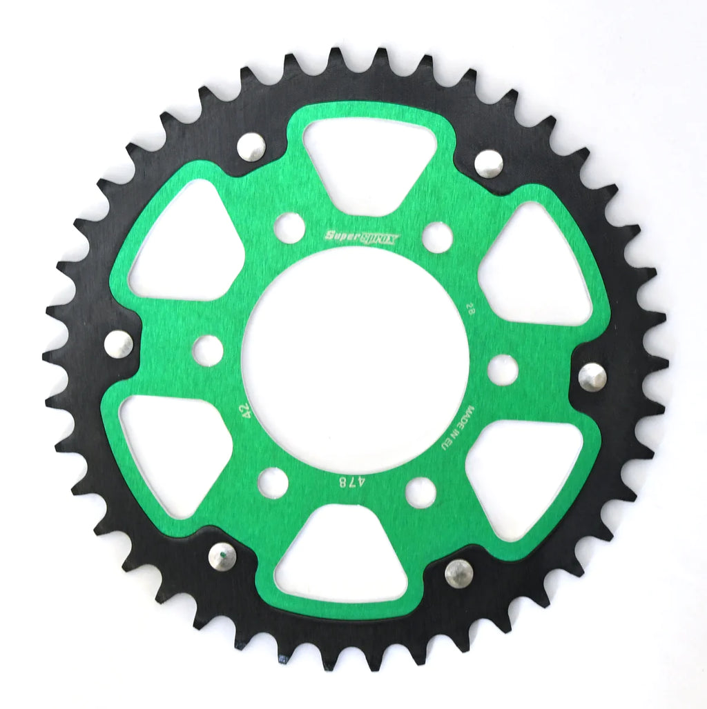 Kit Sprockets SPX KAWASAKI ZX-6R 43T/16T STEALTH VERDE